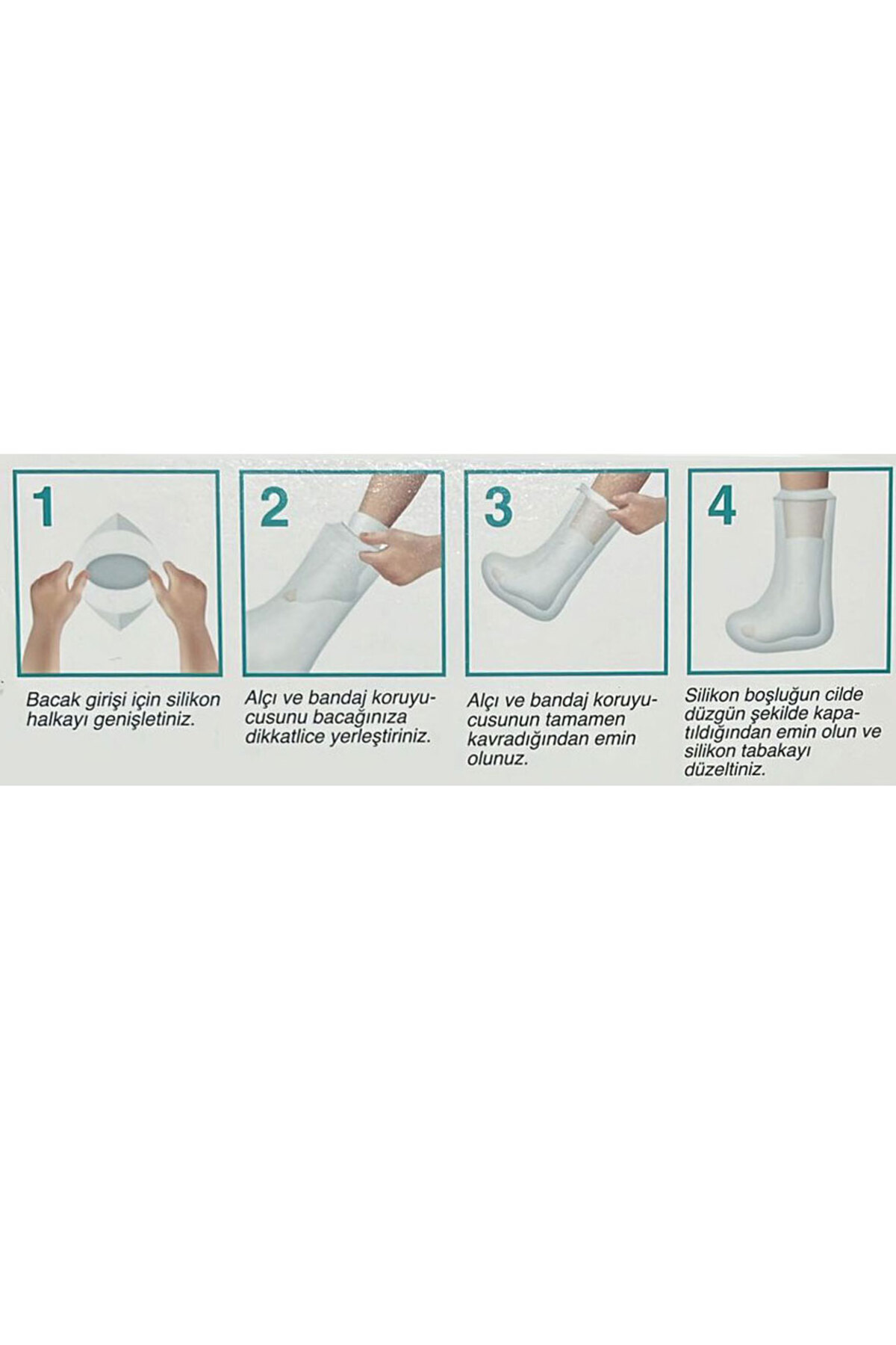 Kifidis Alçı ve Bandaj Koruyucu Çocuk İçin Bacak