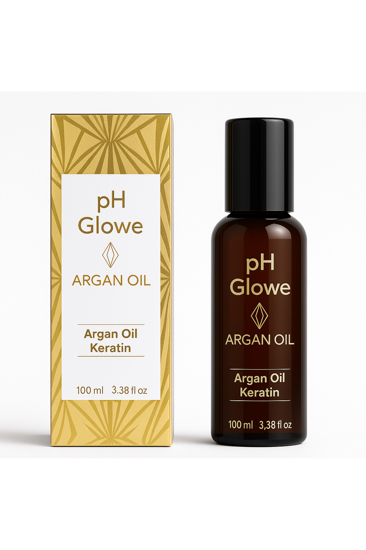 PHGLOWE Ph Glowe Argan Keratin Yağı 100 ml — 01