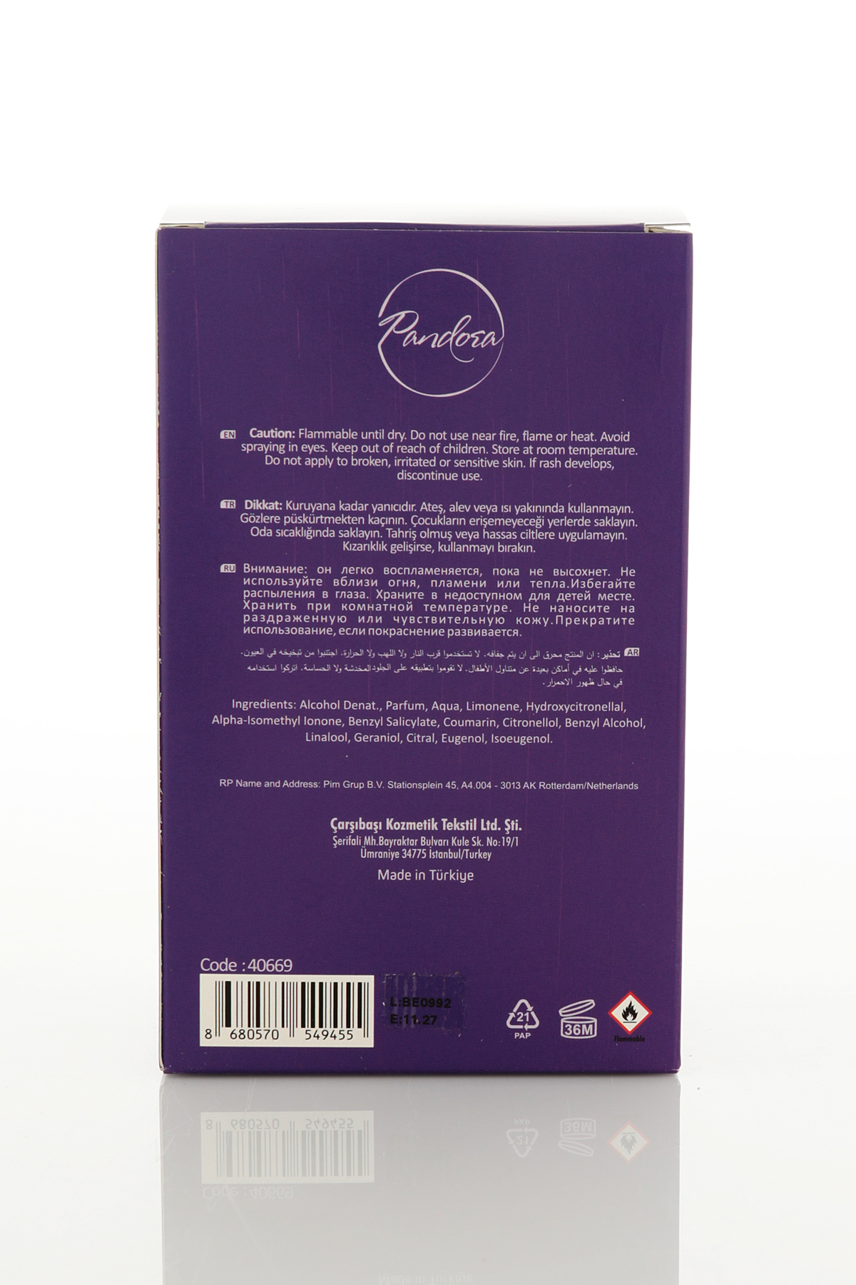 عطر زنانه | آلبرتو تاچینی Alberto Taccini 88819 - تصویر 5