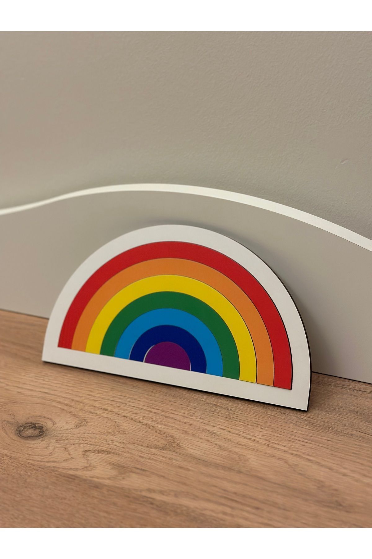 Karter İnovasyon Eğitici Ahşap Renkler Gökkuşağı Şekiller Bul Tak, Eğitici Oyuncak, Montessori Eğitim Oyuncak fotoğrafı 3 (önizleme)