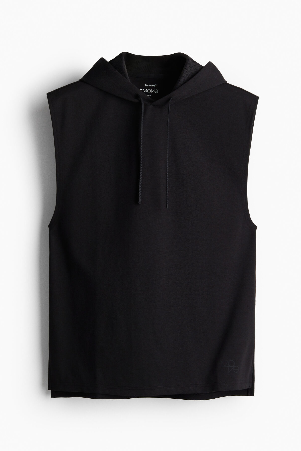 تاپ ورزشی بدون آستین کلاه‌دار سایز معمولی DryMove™ اچ اند ام سویشرت اسپرت H&M