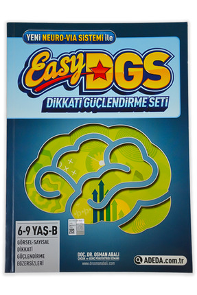 Adeda Yayınları Easy Dikkati Güçlendirme Seti 6  9 Yaş B 2.Kademe