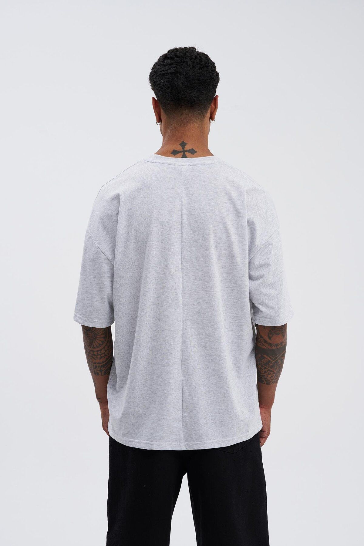 Machinist-Ανδρικό μπλουζάκι Karmelange Oversize - Super Cotton Basic Model 3