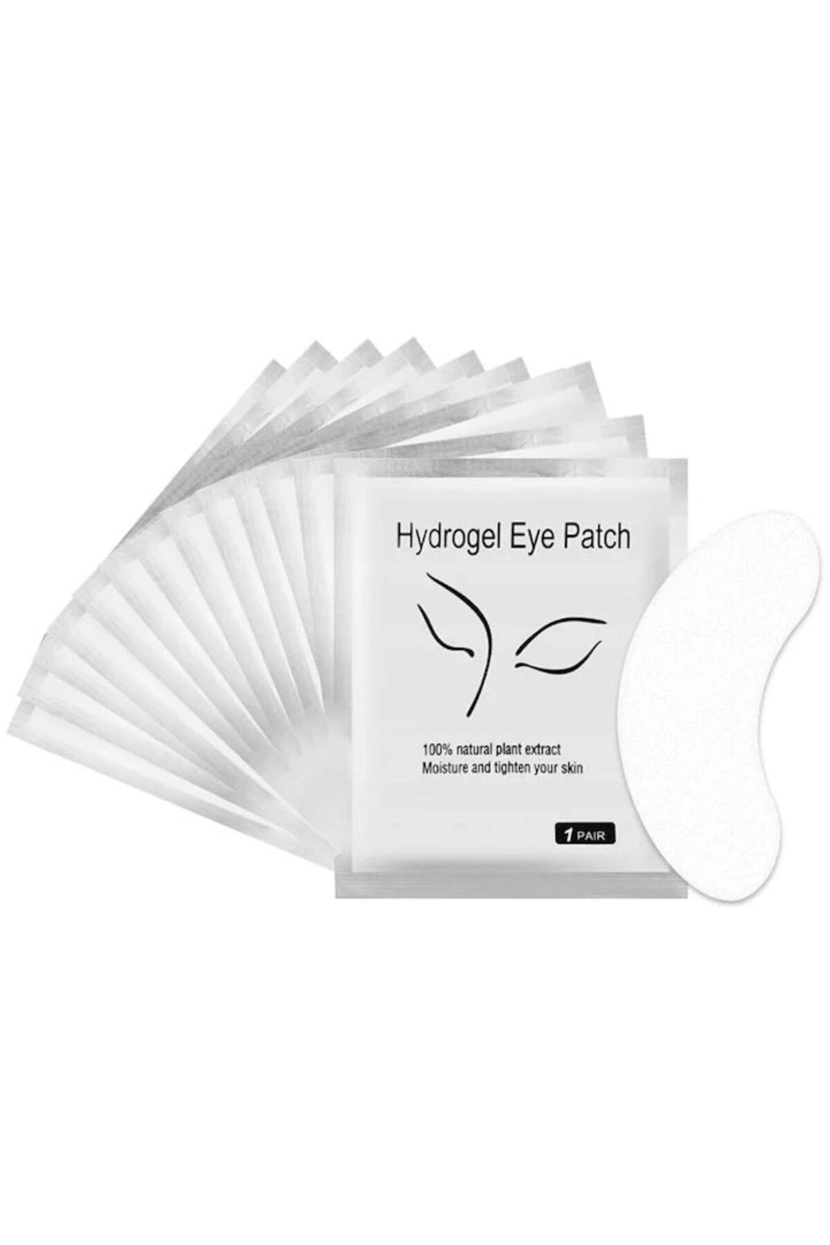 Royal Beauty-Set 20 bucăți Eyepatch Hydrogel – For precise and comfortable application of eyelash extensions 5