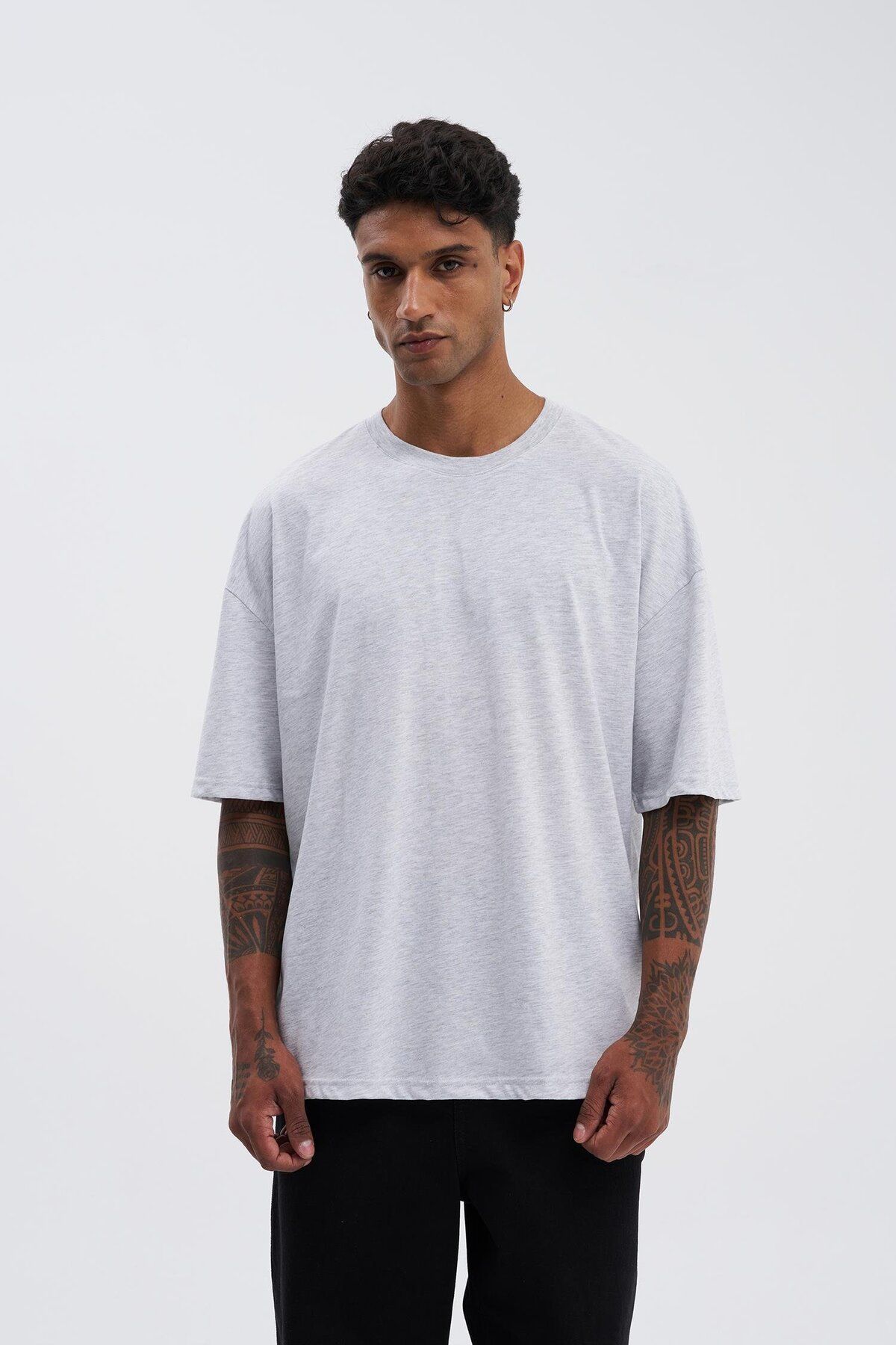 Machinist-Ανδρικό μπλουζάκι Karmelange Oversize - Super Cotton Basic Model 2