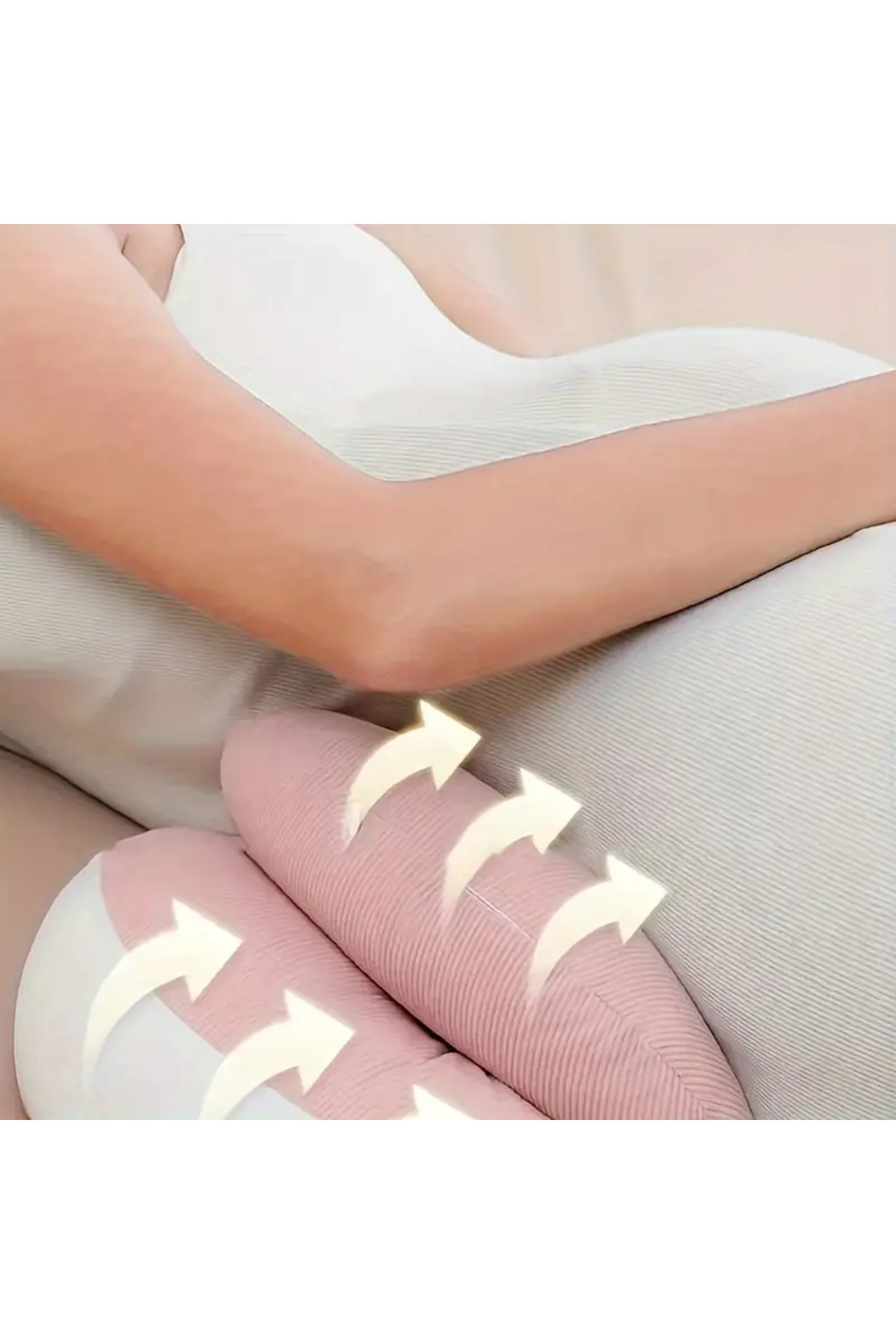 Lucky Day Hamile Uyku Destek Yastığı, Çok Fonksiyonlu Hamile Yastığı - Pembe fotoğrafı 5 (önizleme)