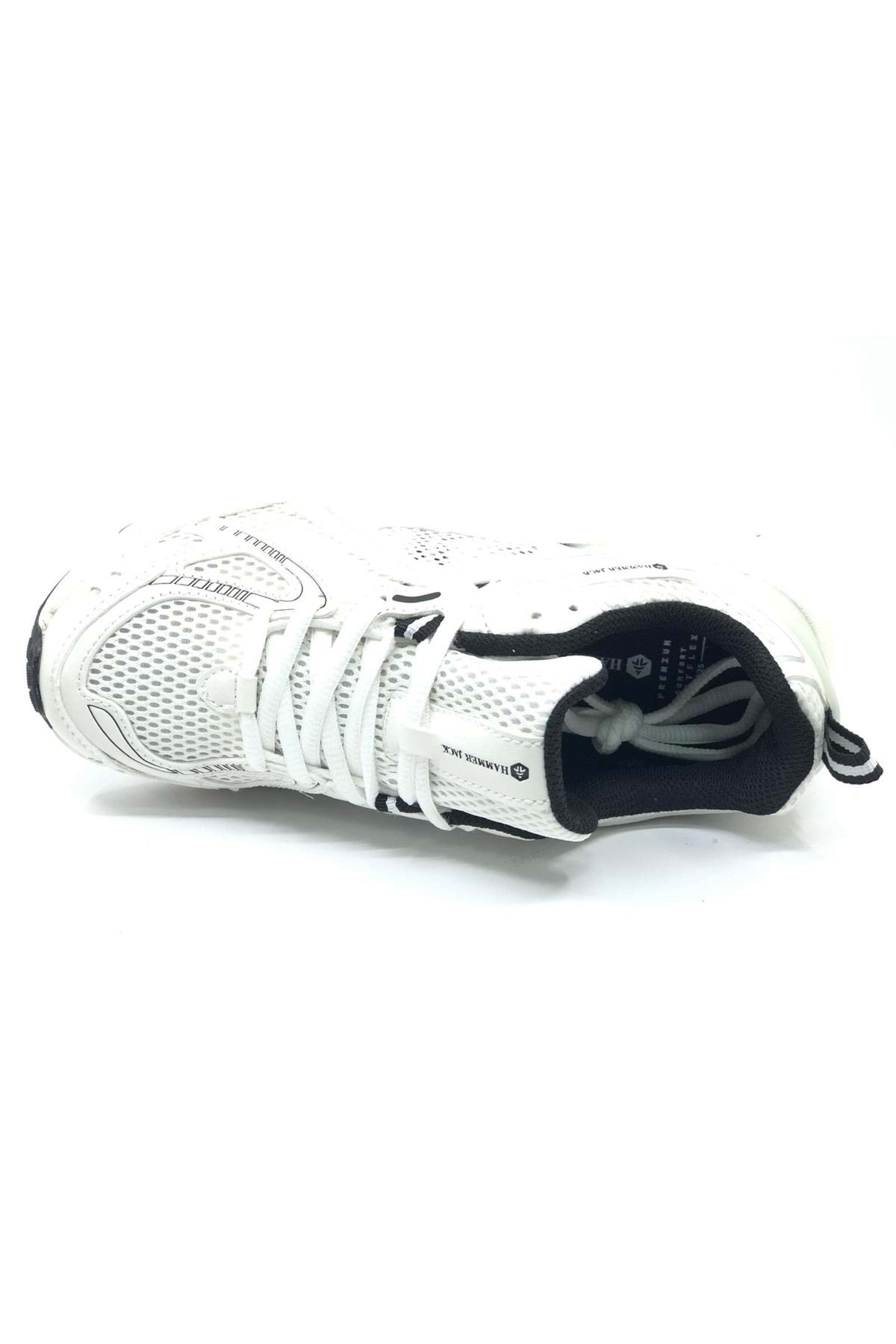 Hammer Jack-101-25028 Hamlet Running Shoes Unisex Sports Shoes White-Black 5