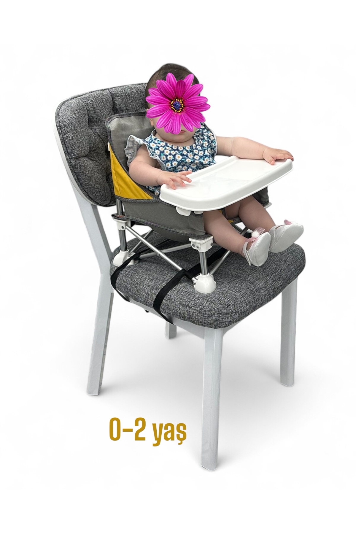 REALBABY Portatif Katlanabilir Taşınabilir Mama Sandalyesi (6AY-24AY) fotoğrafı 7 (önizleme)