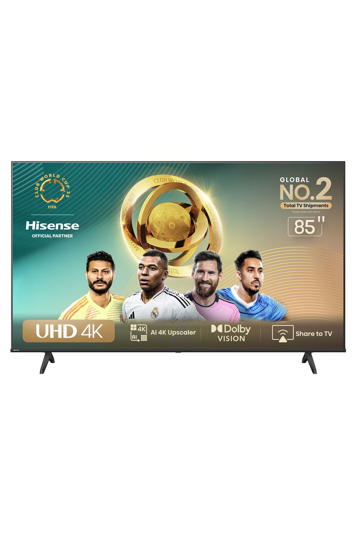 Hisense-85 Inch 4K Smart TV UHD  Dolby Vision/HLG  VIDAA 7 Voice Command Dolby Quantum dot 1