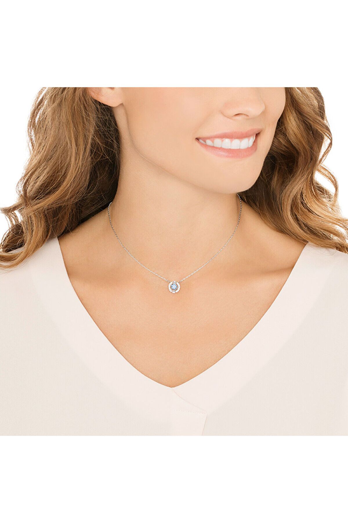 Swarovski-5279425 Sparkling Necklace - Necklace CZFU/CRY/RHS 4
