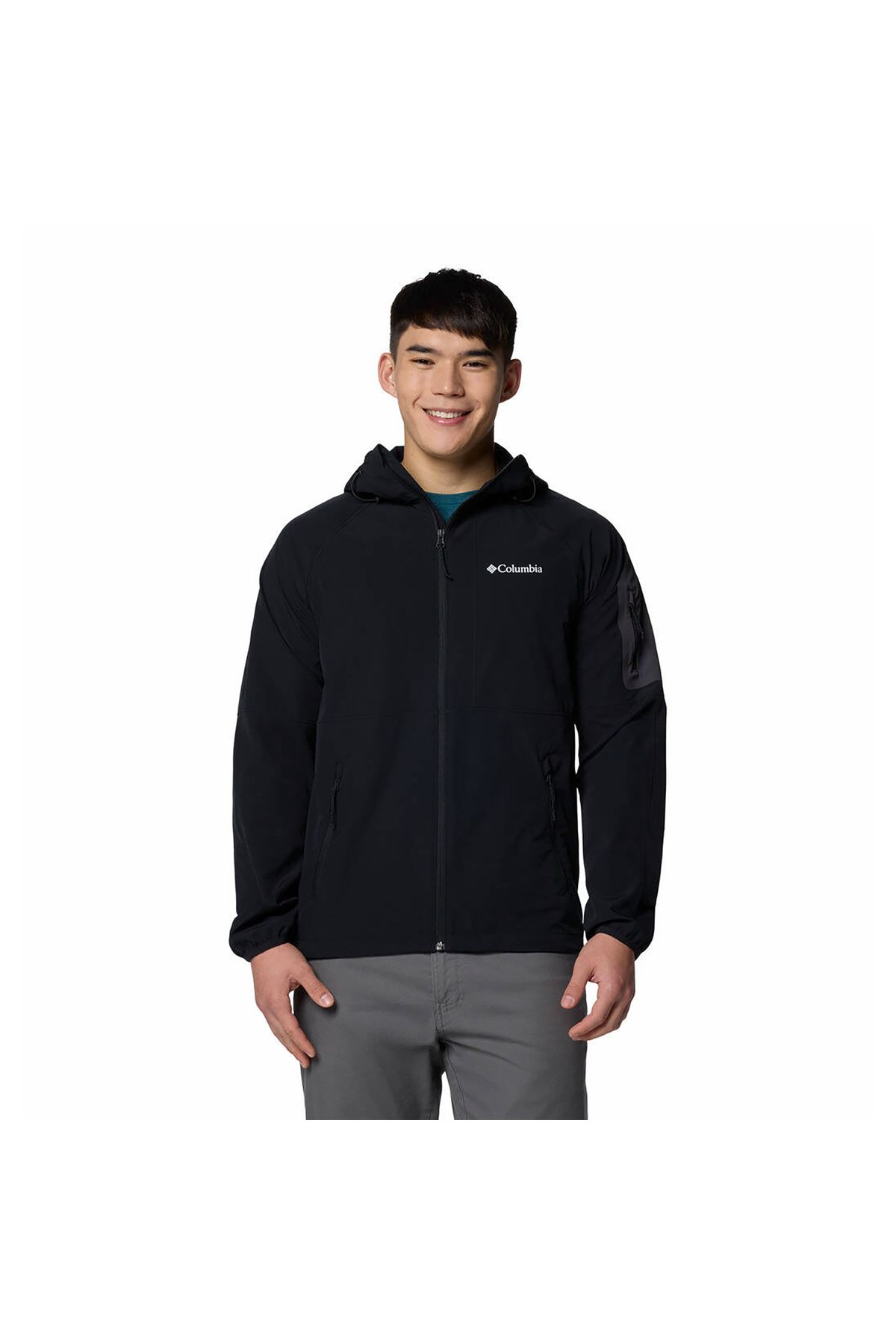 Columbia-Tall Heights II Hooded Erkek Softshell 1