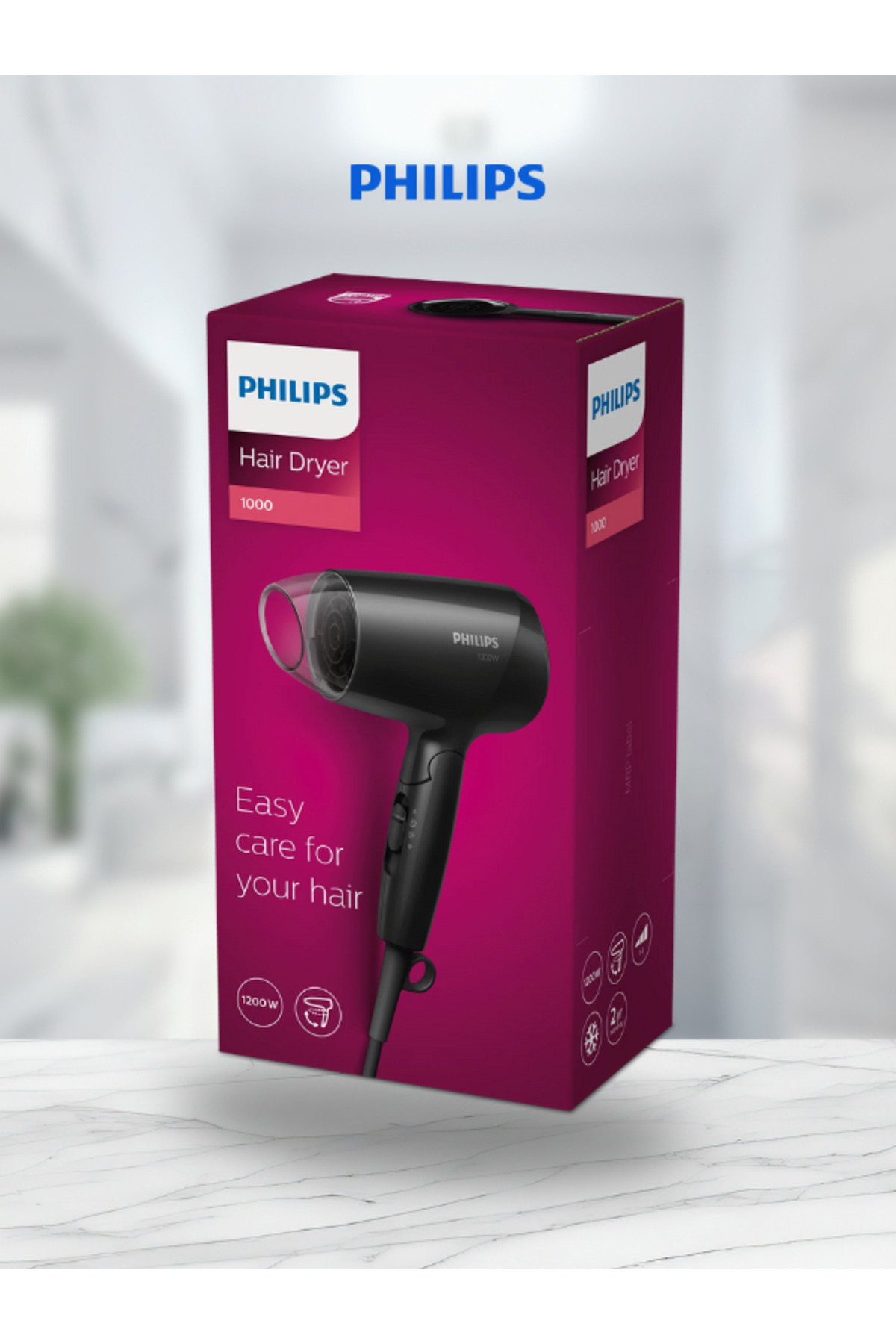 Philips Essential Care1.5M. 3 Pin, Bhc010/13. 2 Years Warranty