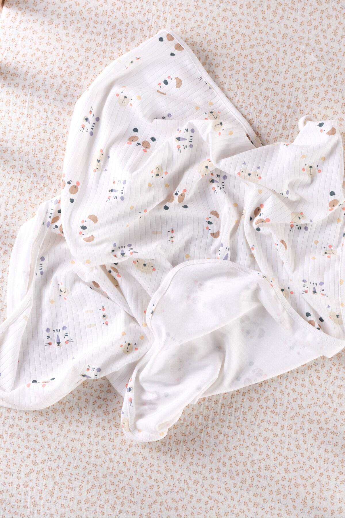 Bondberro Tek Katlı Bebek Ve Yeni Doğan Battaniye %100 Pamuk Oeko-teks Sertifikalı 85 X 85 Cm fotoğrafı 4 (önizleme)