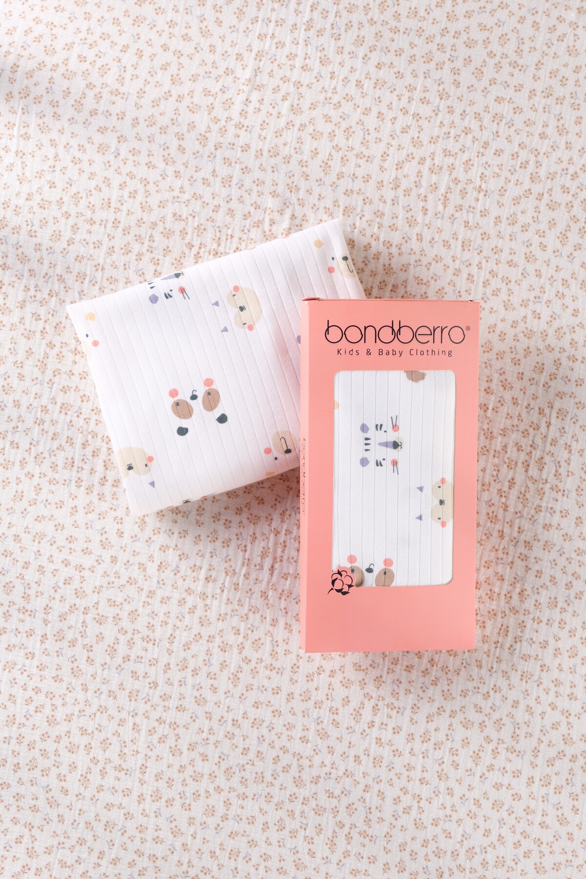 Bondberro Tek Katlı Bebek Ve Yeni Doğan Battaniye %100 Pamuk Oeko-teks Sertifikalı 85 X 85 Cm fotoğrafı 2 (önizleme)