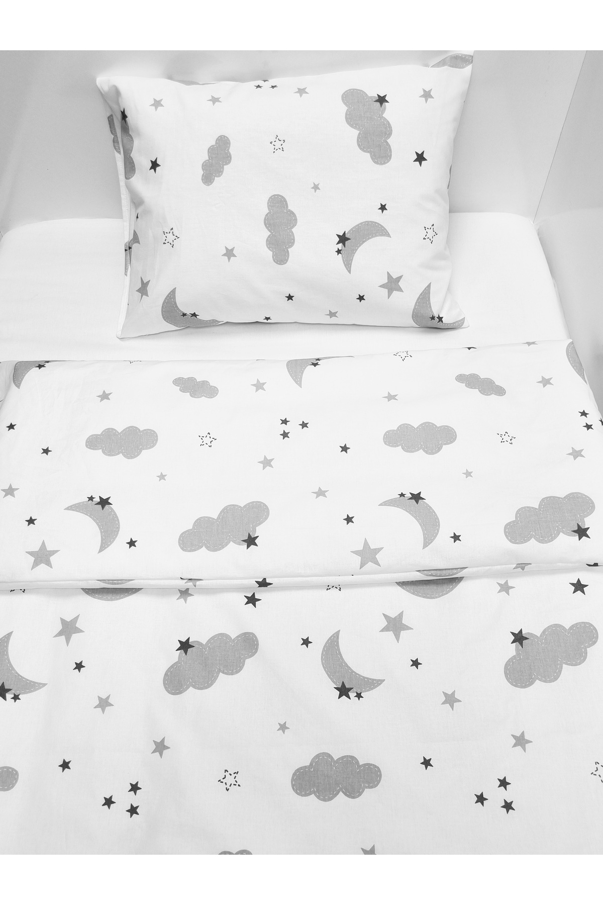 Yada Baby %100 Pamuklu Kumaştan Bebek 5 Parça Yorgan Ve Nevresim Takımı & Uyku Seti (70 X 120 CM) fotoğrafı 4 (önizleme)