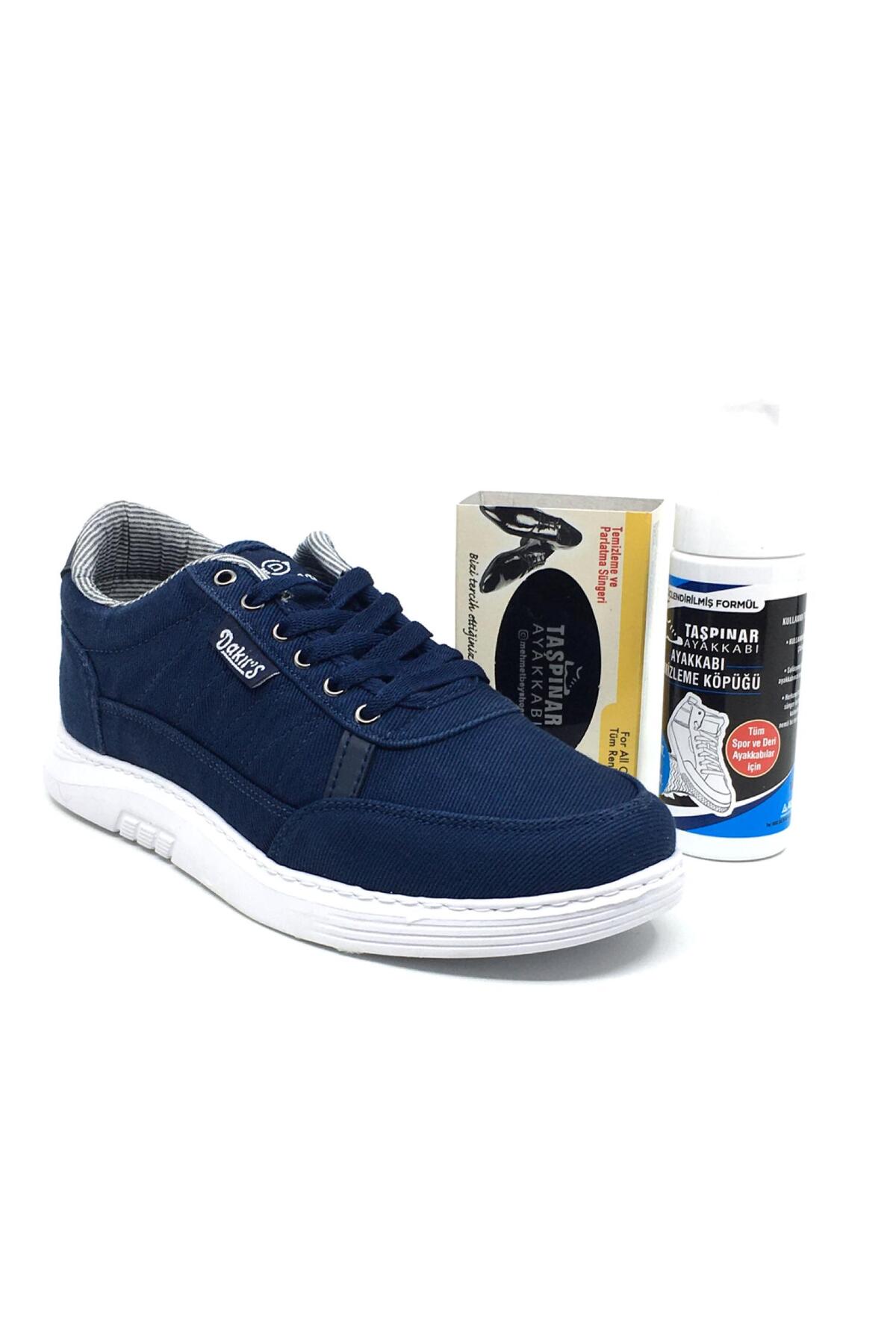 Dakır's Men's Summer Linen with Orthopedic Sole Stitched Sole with Comfortable Sports Shoes Care Set