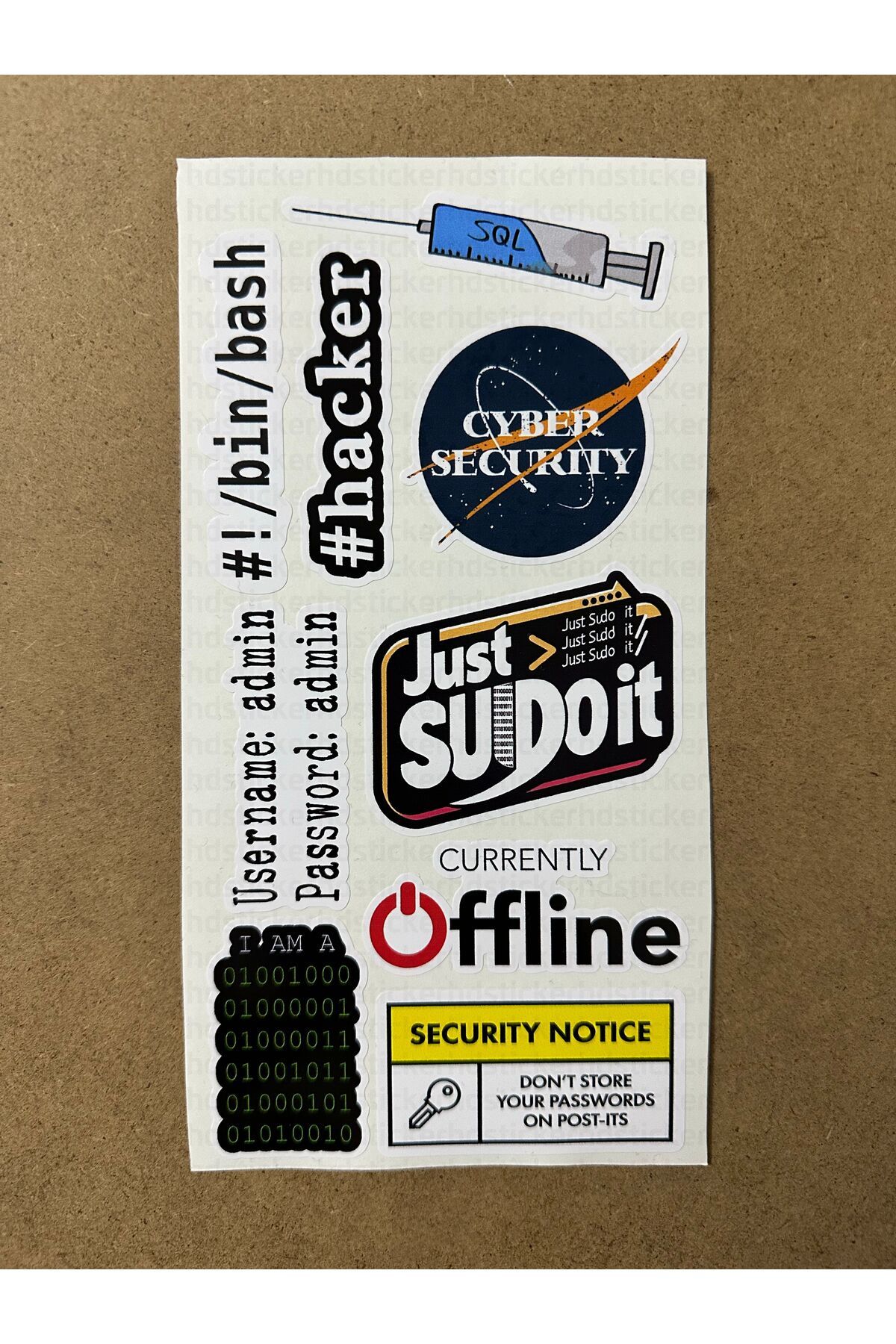 hdsticker-49 Pieces Cyber ​​Security Software & Software Developer Laptop Notebook Label Sticker Set P61 3