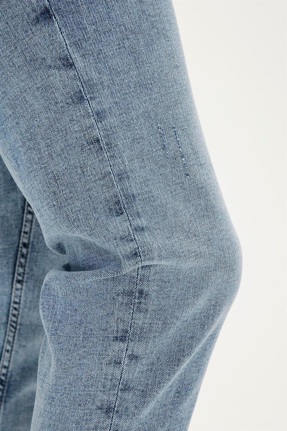 Bad Bear  Xavier Jeans Buz Mavi Erkek Denim Pantolon - Görsel 4