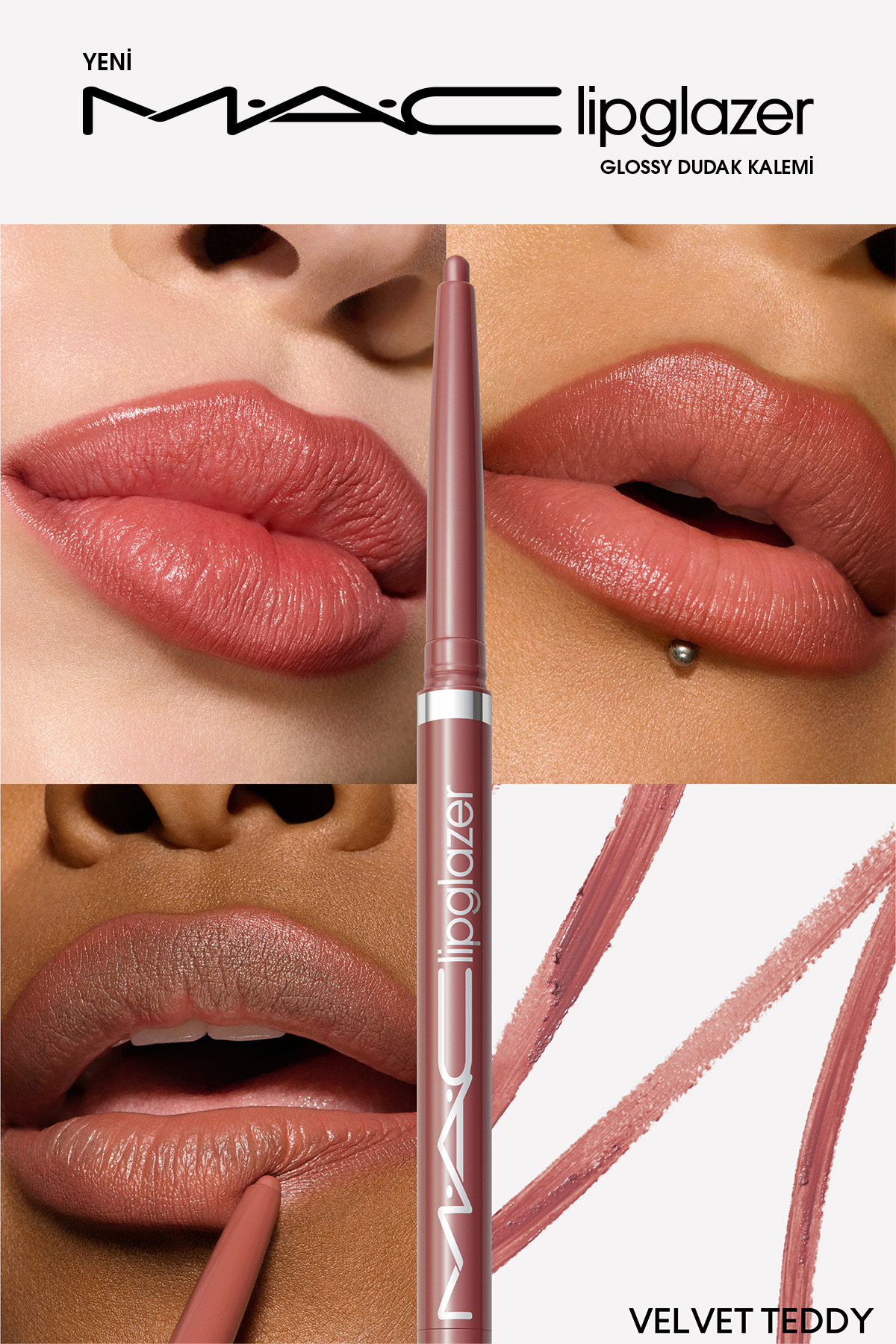 Lipglazer Gloss Etkili Dudak Kalemi - Velvet Teddy — صورتی 137547 — تصویر 2 از 4