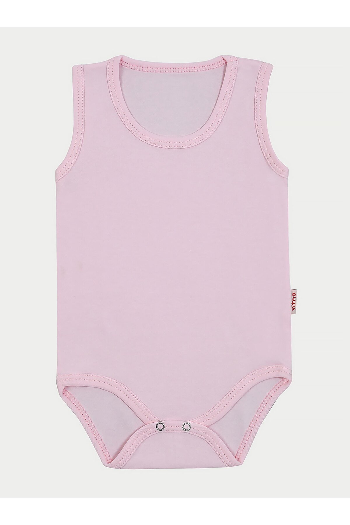 vitmo 5'li Bebek Askılı Çıtçıtlı Body %100 Organik Pamuk fotoğrafı 3 (önizleme)