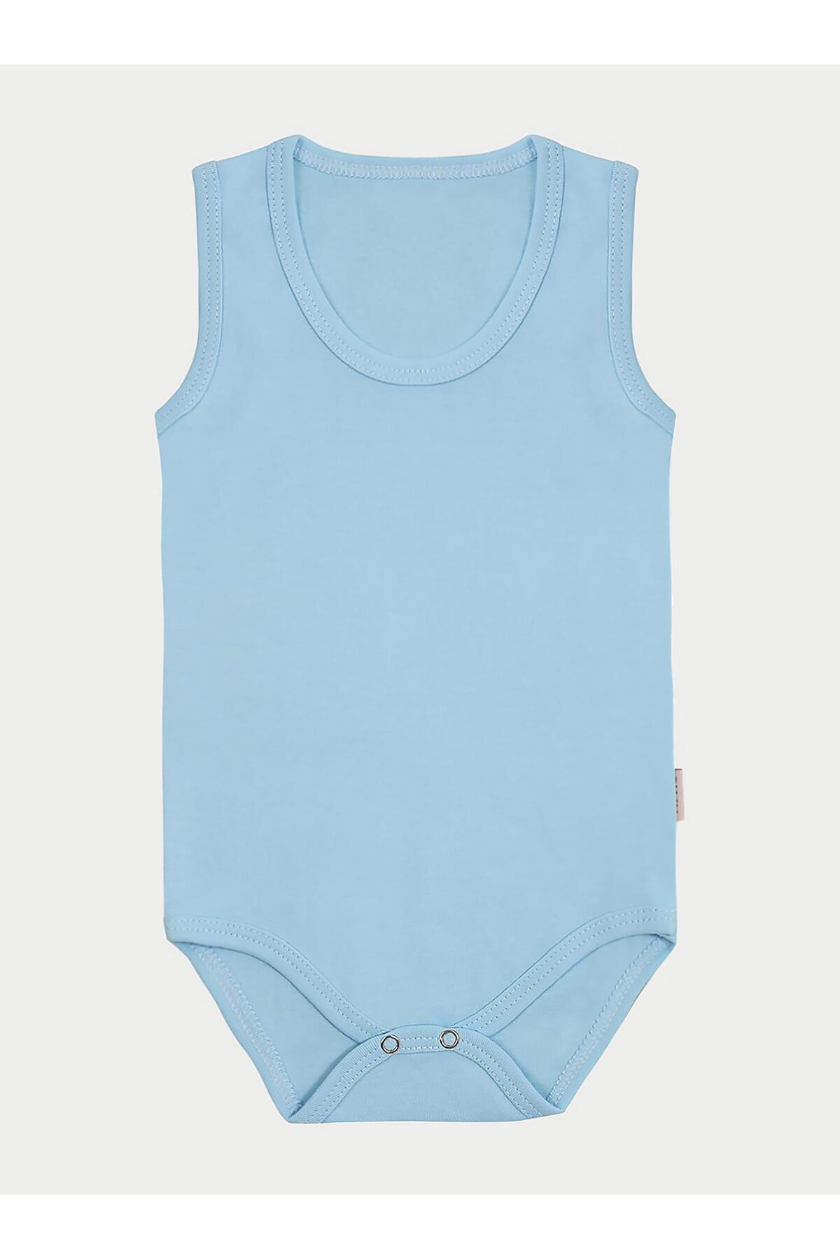 vitmo 5'li Bebek Askılı Çıtçıtlı Body %100 Organik Pamuk fotoğrafı 4 (önizleme)