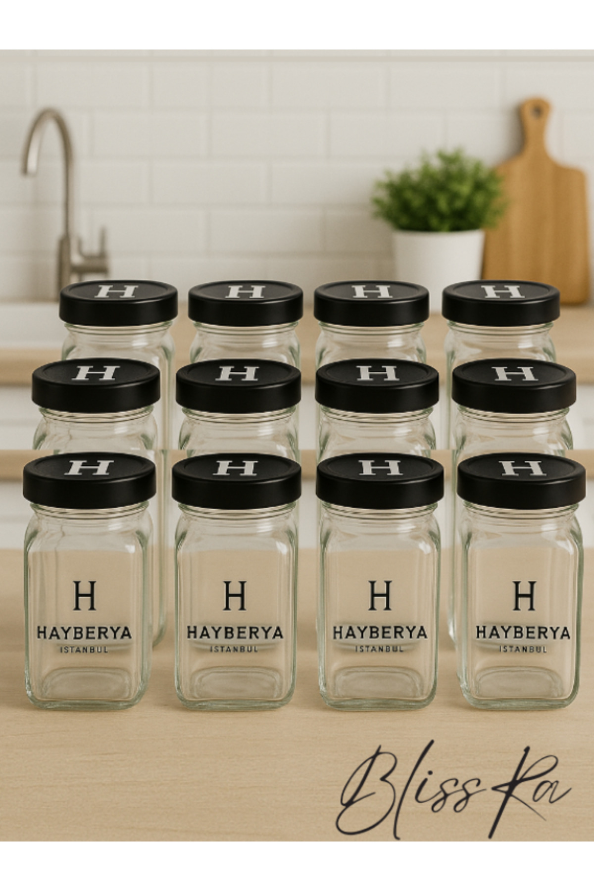 Blissra-12-Piece Jar 350ml - Jam Jar 1