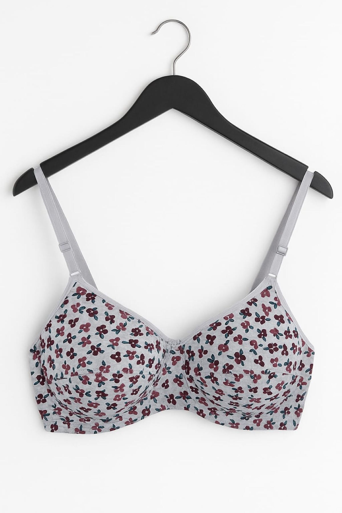 enmodaiçgiyim-Patterned Soft Thin Sponge Bra – No Underwire & No Support – Comfortable Fit Cotton – Mixed Pattern 3