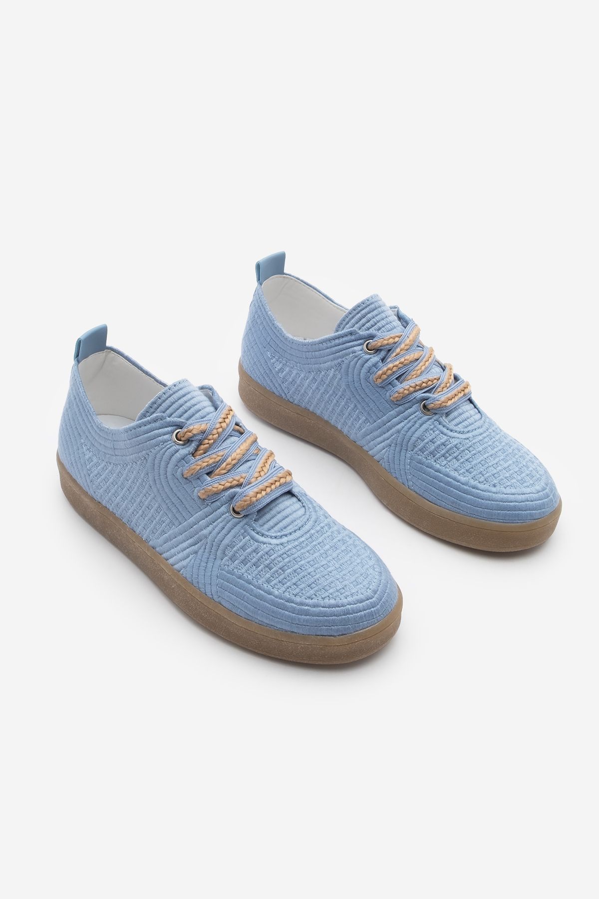 Marjin-Women's Sneaker Embroidered Embroidered Sports Shoes Nolen Blue 5