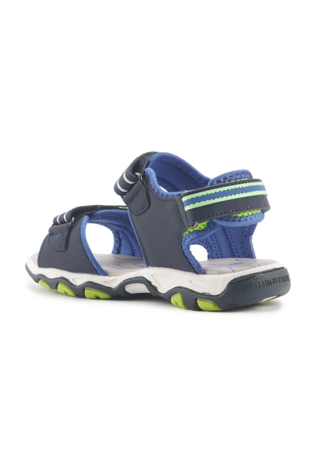lumberjack-LOTEN 4FX101686536 - Boy's Sandals Blue-Green 31-35 3
