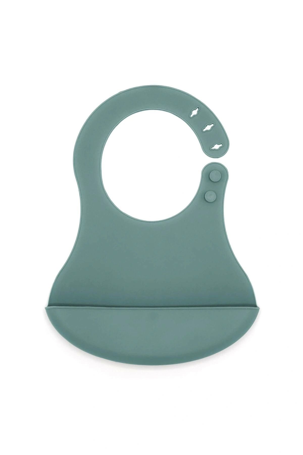 Babyjem-718 Mini silikonový Önlük Mint 1