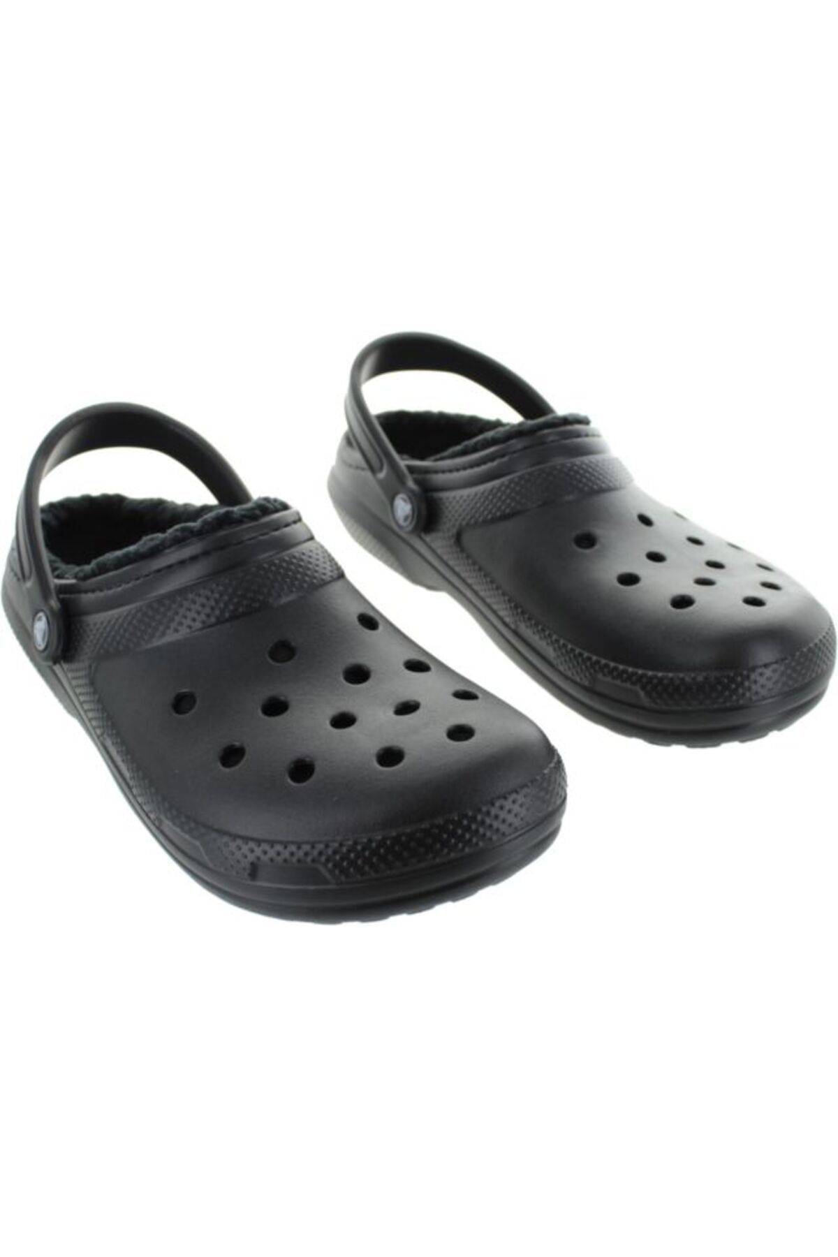 Crocs-شبشب أسود كلاسيكي مبطن للجنسين 2