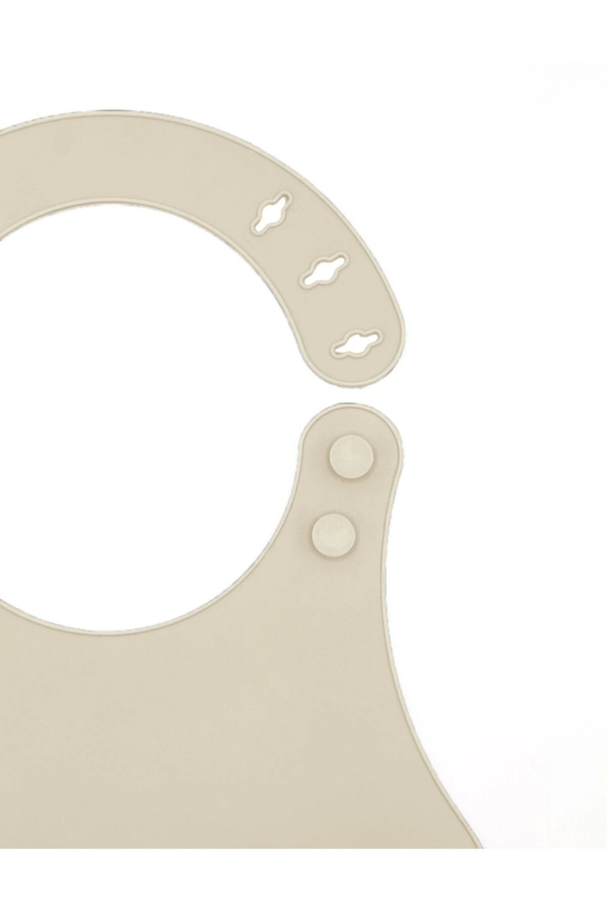 Babyjem Mini Silikon Önlük Ekru fotoğrafı 3 (önizleme)