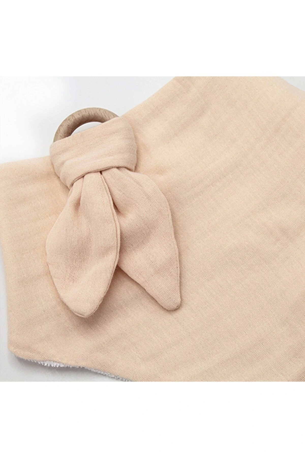 Babyjem Ahşap Diş Kaşıyıcılı Bürümcük Müslin Önlük 736 fotoğrafı 2 (önizleme)