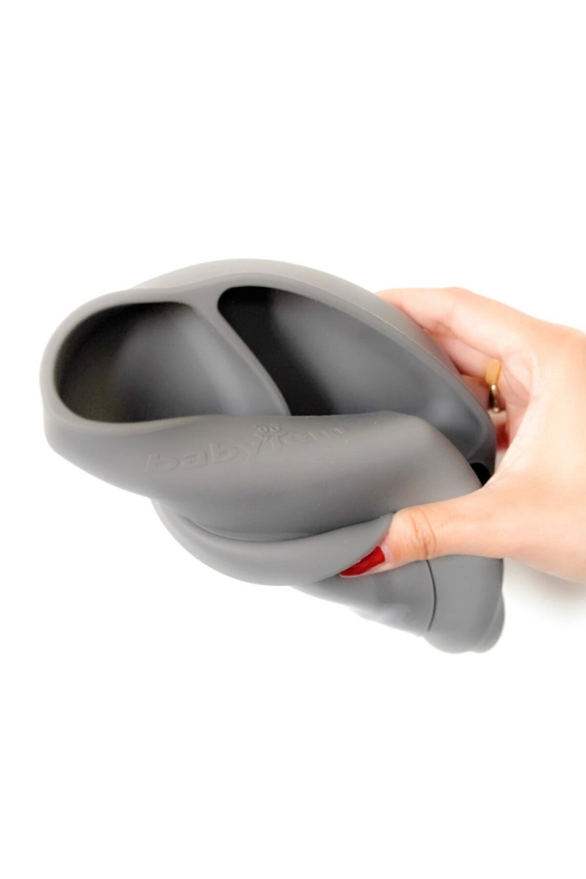 Babyjem Vakum Tabanlı Silikon Tabak Gri - Bpa Içermez fotoğrafı 4 (önizleme)