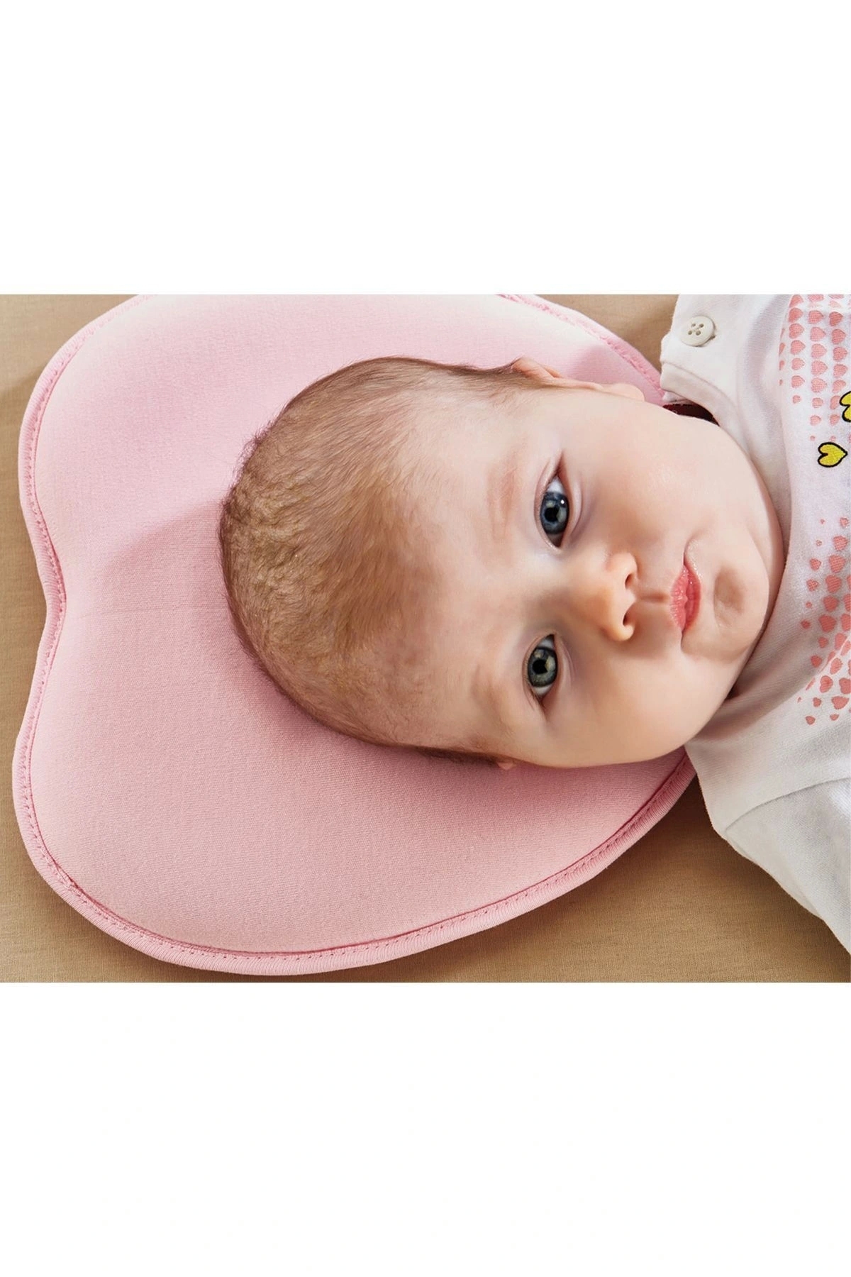 Babyjem Düz Kafa Yastığı Pembe fotoğrafı 2 (önizleme)
