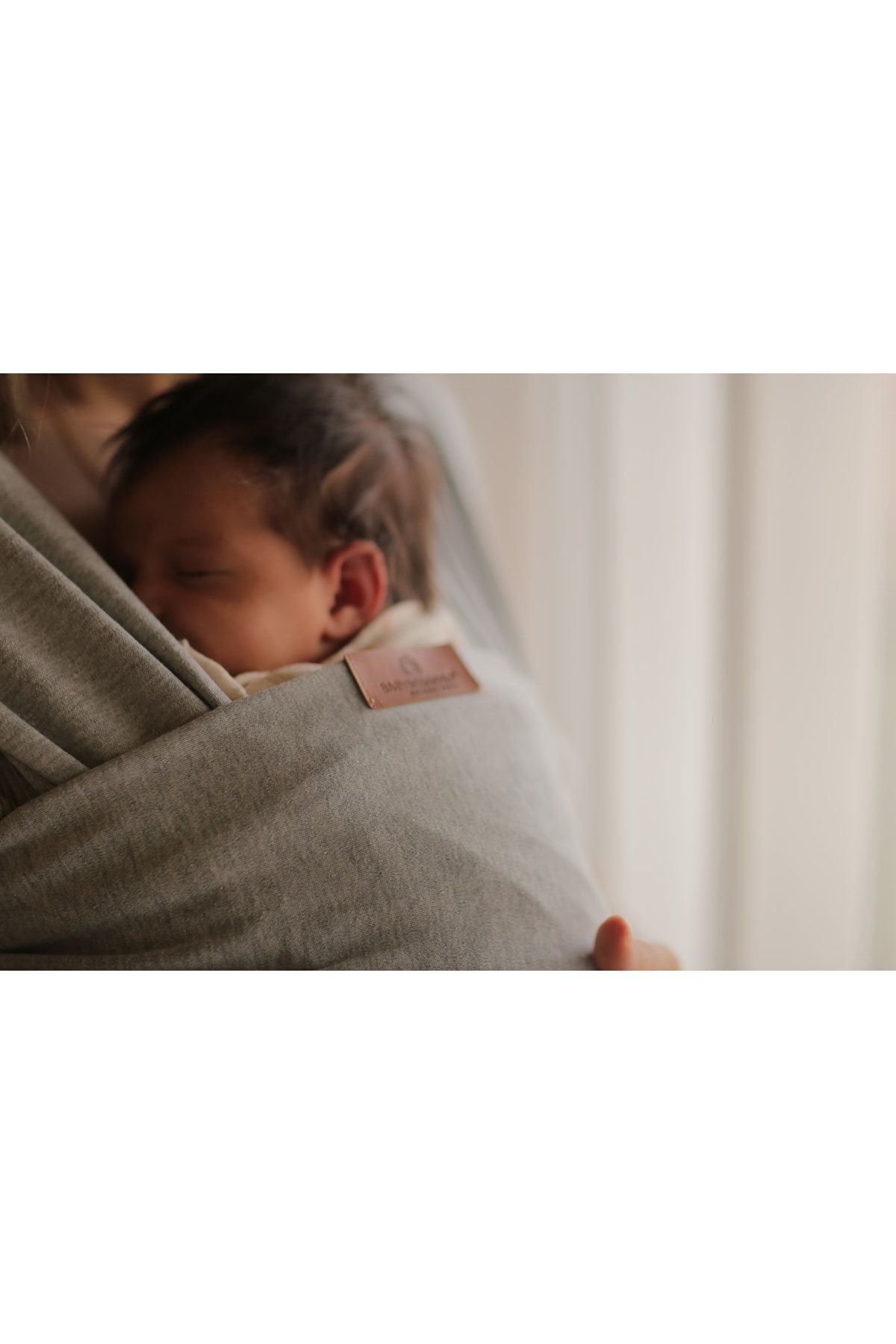 Boroosh Baby Esnek Bebek Sling/kese Ve Bere Hediyeli Bebek Taşıma Şalı(MELANJ)/güvenli Çocuk Ürünü Sertifikalı fotoğrafı 2 (önizleme)