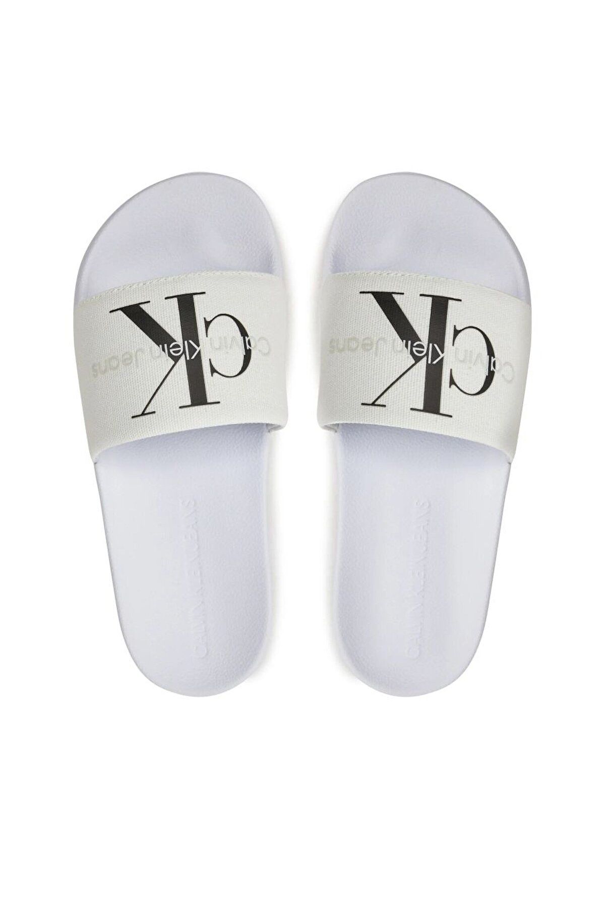 Calvin Klein-Slide Monogram Flip Flops Slippers with Logo 1