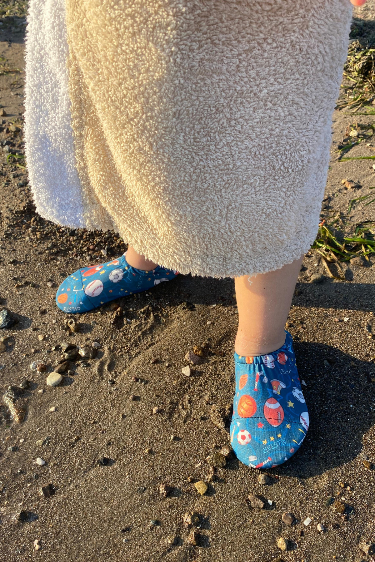 pufien Kaydırmaz Taban Çocuk Deniz Ayakkabısı Bebek Havuz Patiği Nefes Alabilen Mayo Kumaşı fotoğrafı 3 (önizleme)