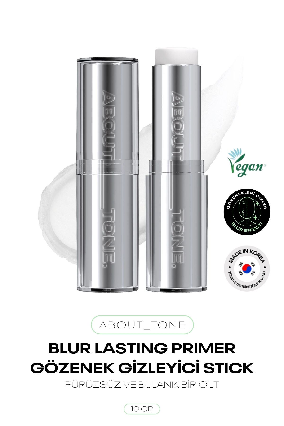 ABOUT TONE-Pore ​​Concealing Stick Base about Tone Blur Lasting Primer 2