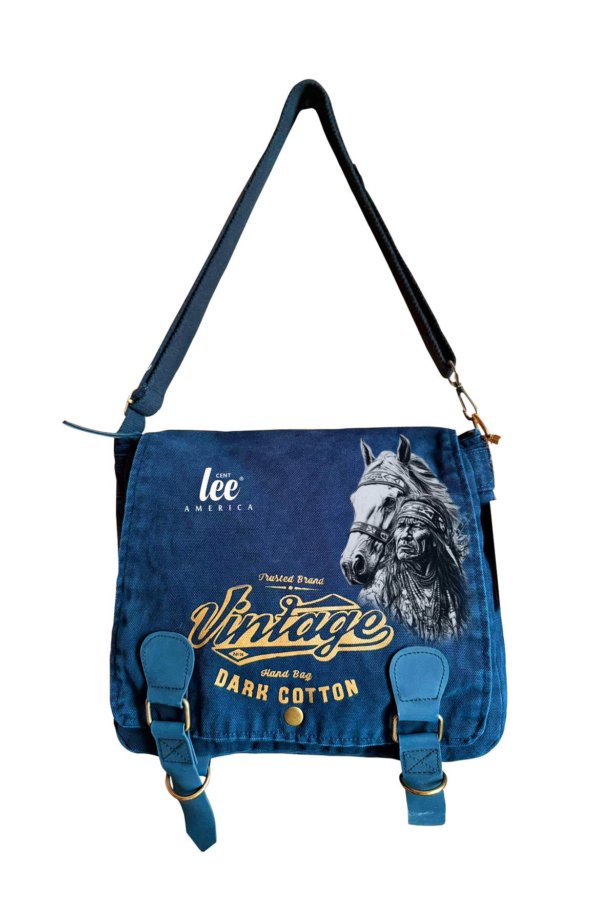 centlee america çanta askılı omuz Vintage canvas Kumaş unisex görsel 5