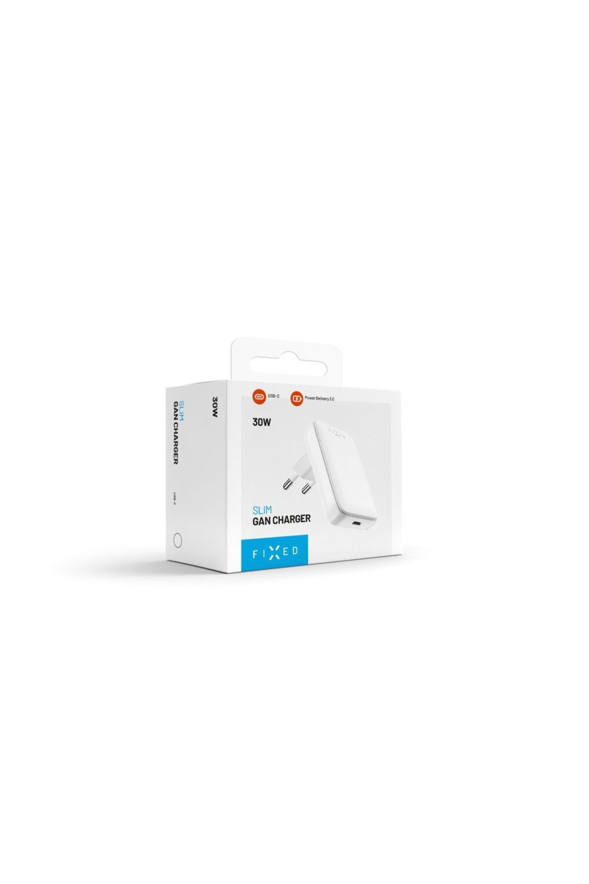 FIXED-Încărcător UE, Tip-C, 30W - Subțire (FIXCG30S-C-WH) - Alb 7