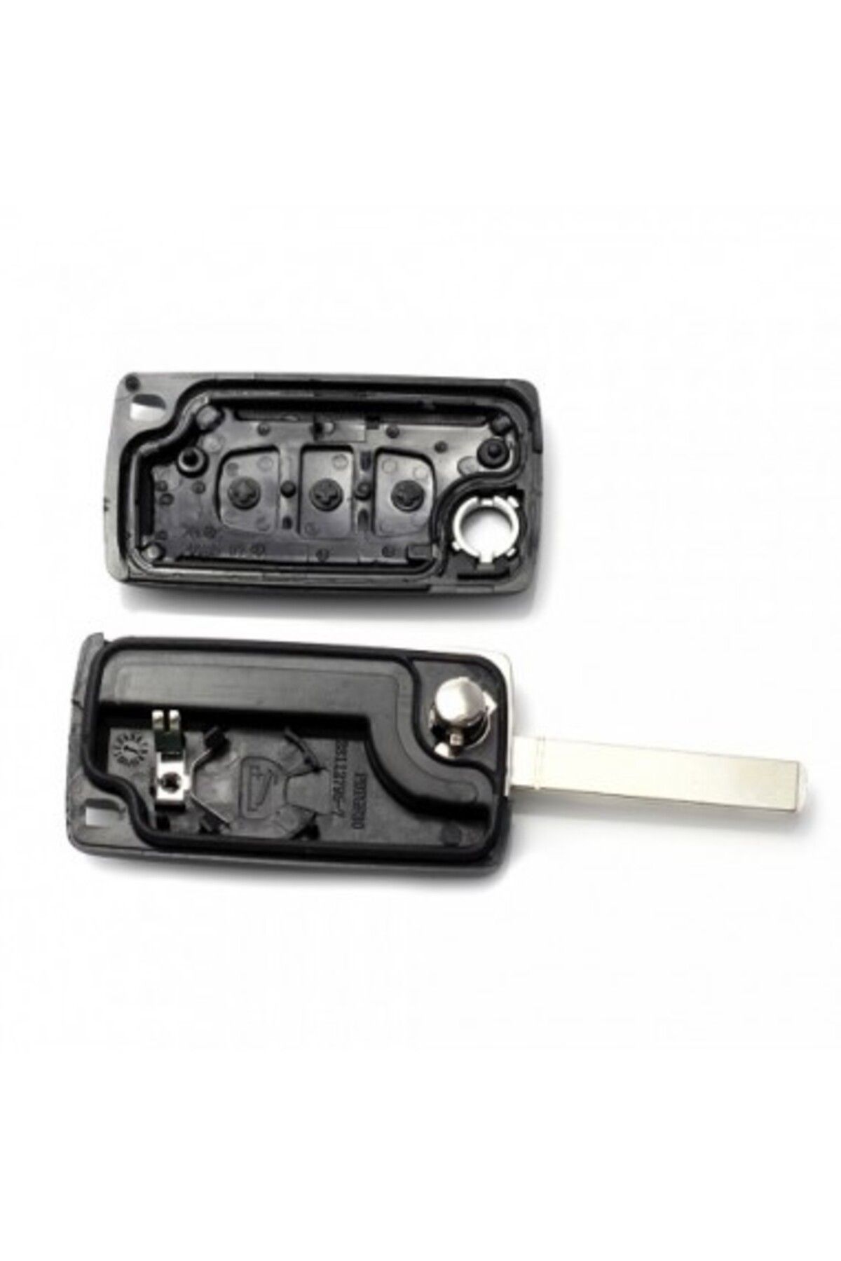 Peugeot-Citroen / 307 - 3-button key case, VA2-SH3 blade, without battery holder, trunk button 4