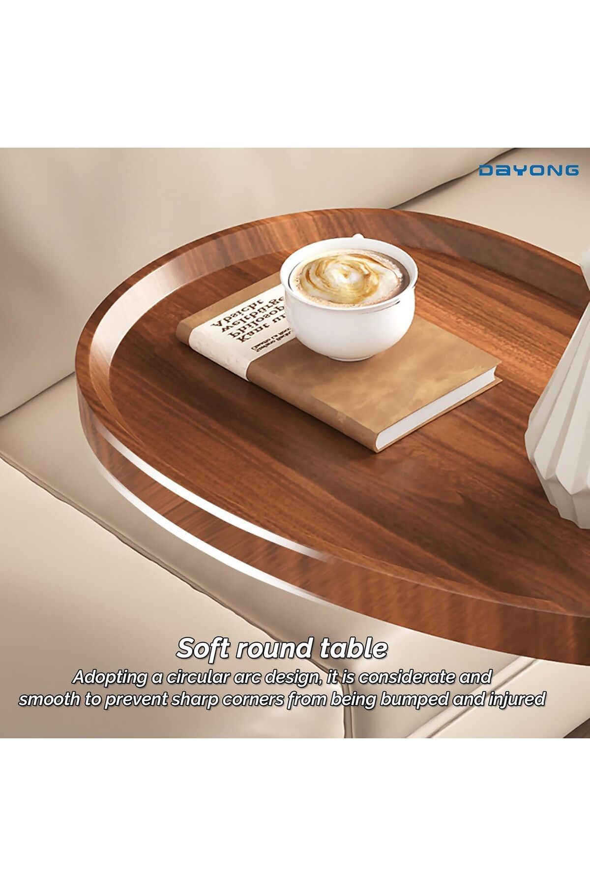 Türkiye-C-shaped End Table, Modern Creative Design Coffeee Table, Side Table For Couch, Sofa Snack Side Tabl 7