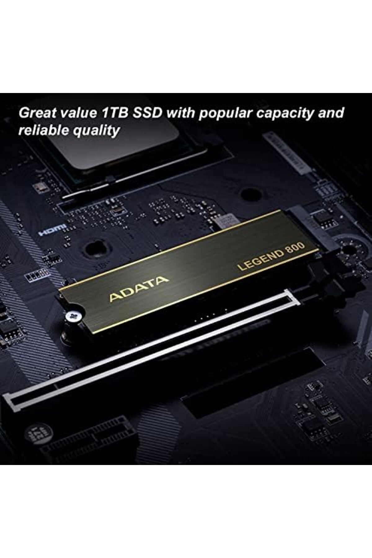 Adata-SSD LEGEND 800 سعة 1 تيرابايت - محرك أقراص الحالة الصلبة PCIe Gen 4 x4 M.2 2280 8