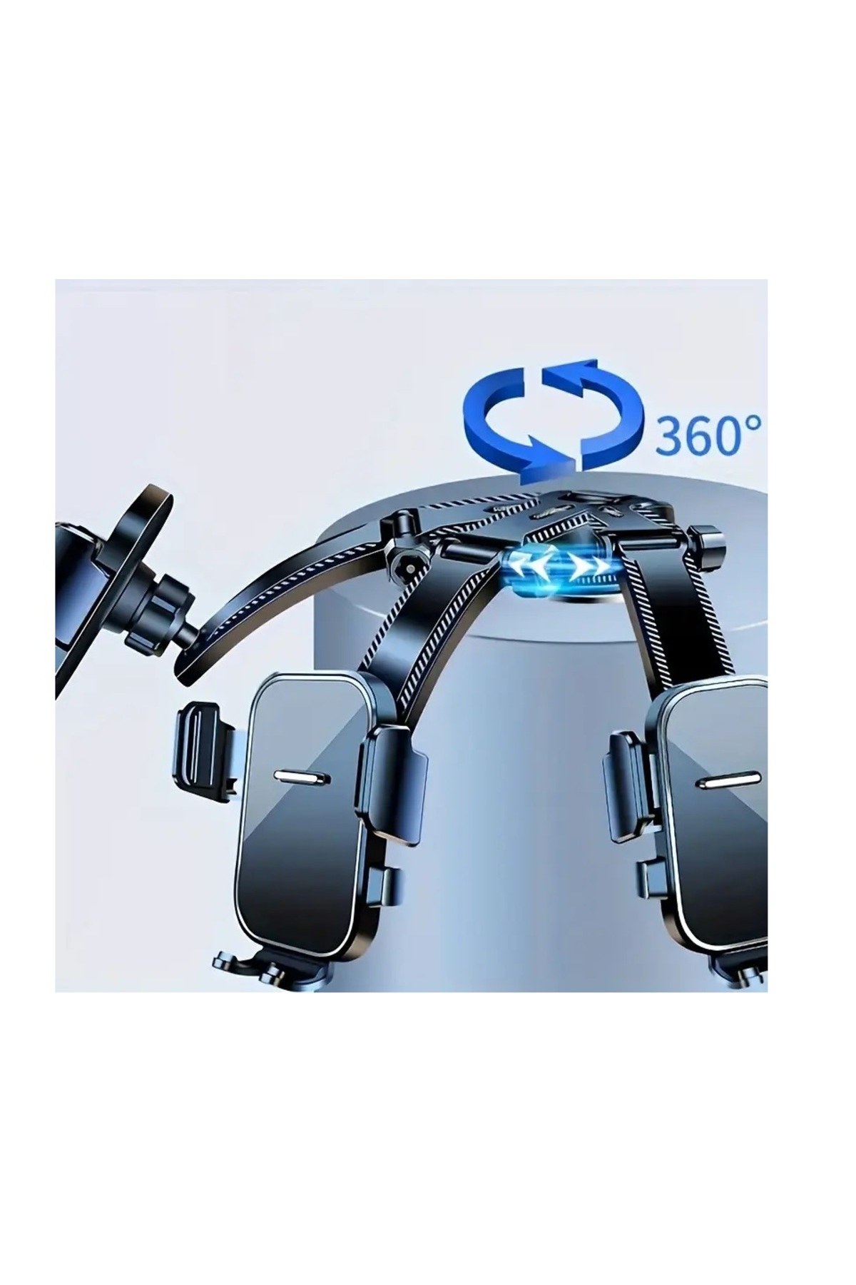 Suction cup car phone holder,attached to any surface, adjustable and 360 degree rotation