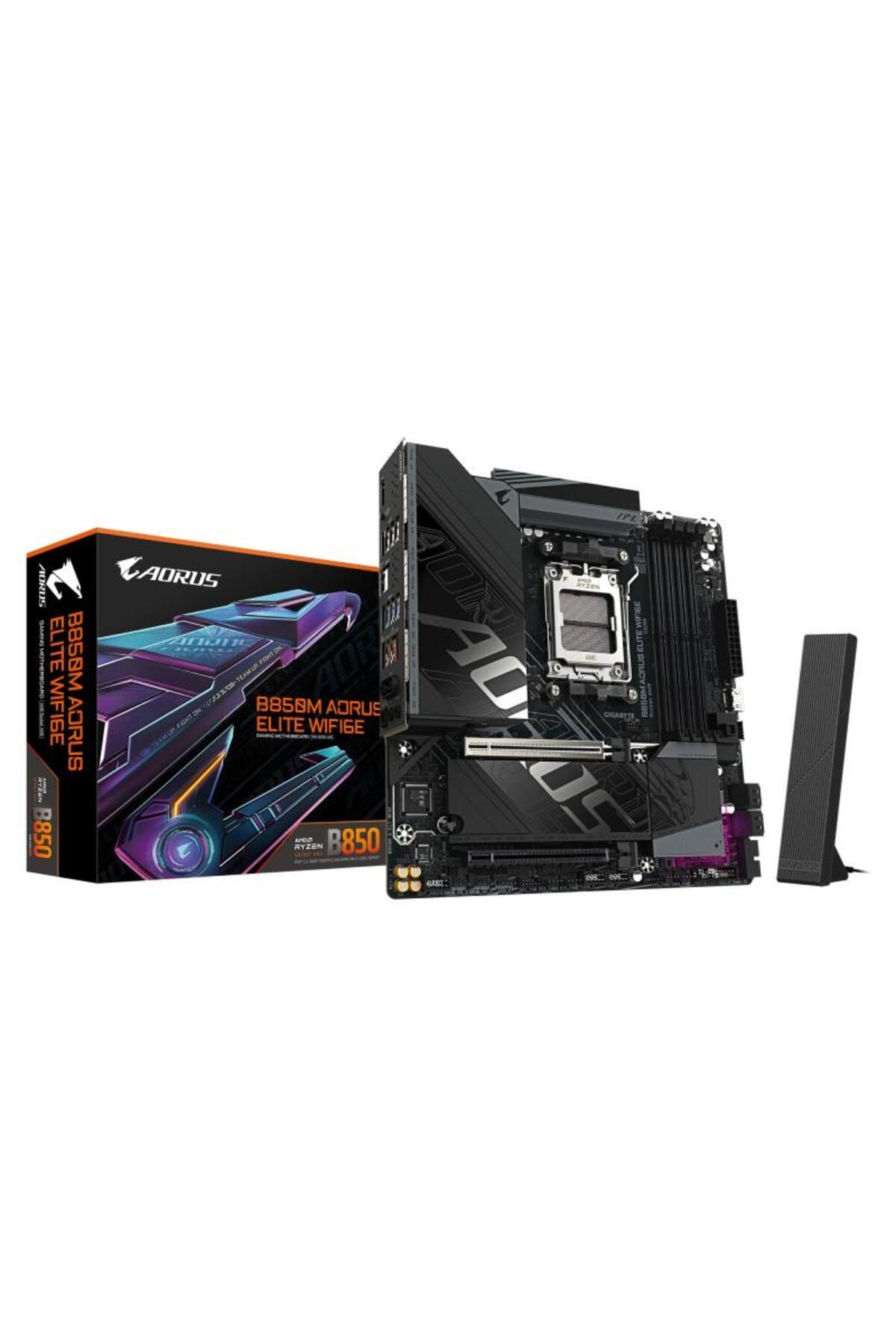 Gigabyte-Placa de Baza B850M AORUS ELITE WIFI6E AM5, 4x DDR5, 1x DP 1x HDMI, 2x PCIE x16, 2x M. 2