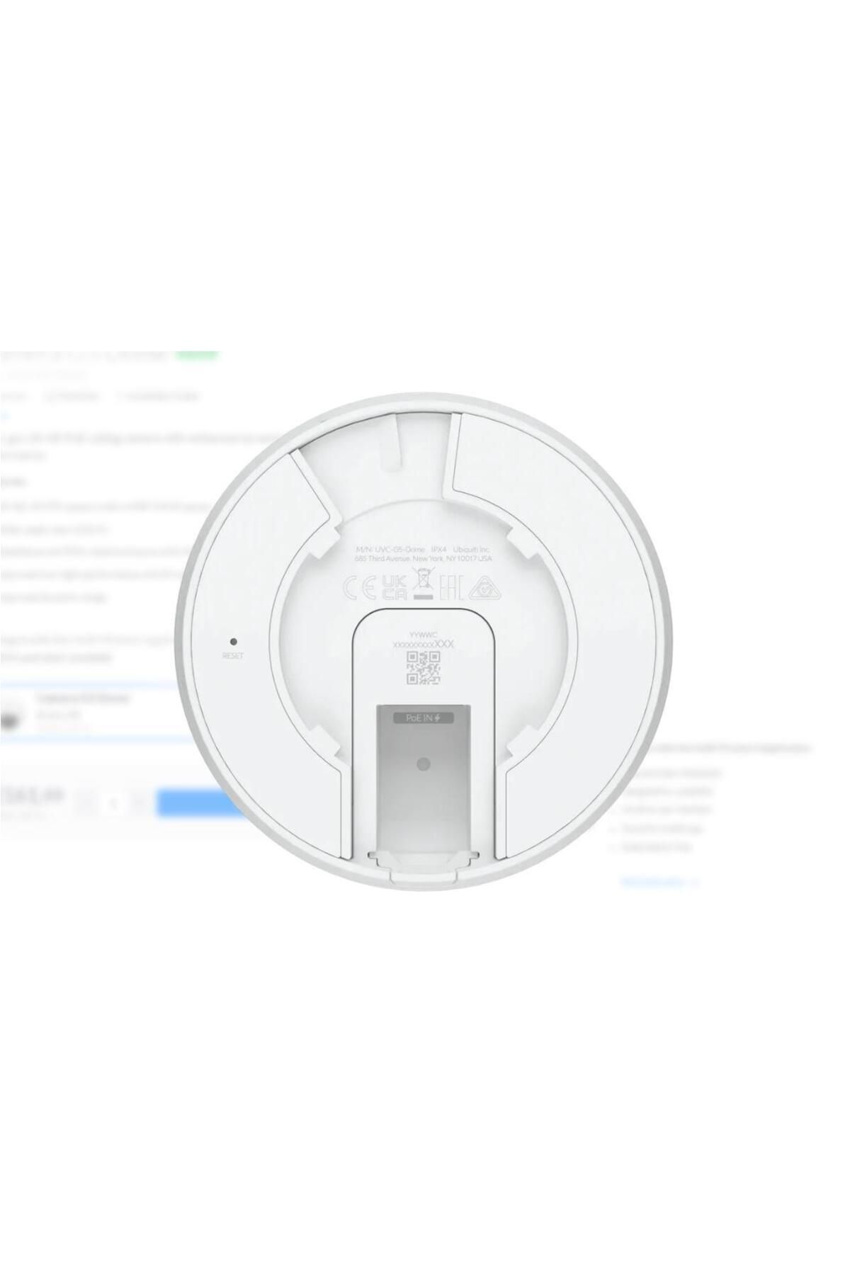 Ubiquiti-UniFi IP Dome Camera UVC-G5-DOME, Resolution: 2688 x 1512 (16:9), Sensor: 5 MP CMOS, one 3