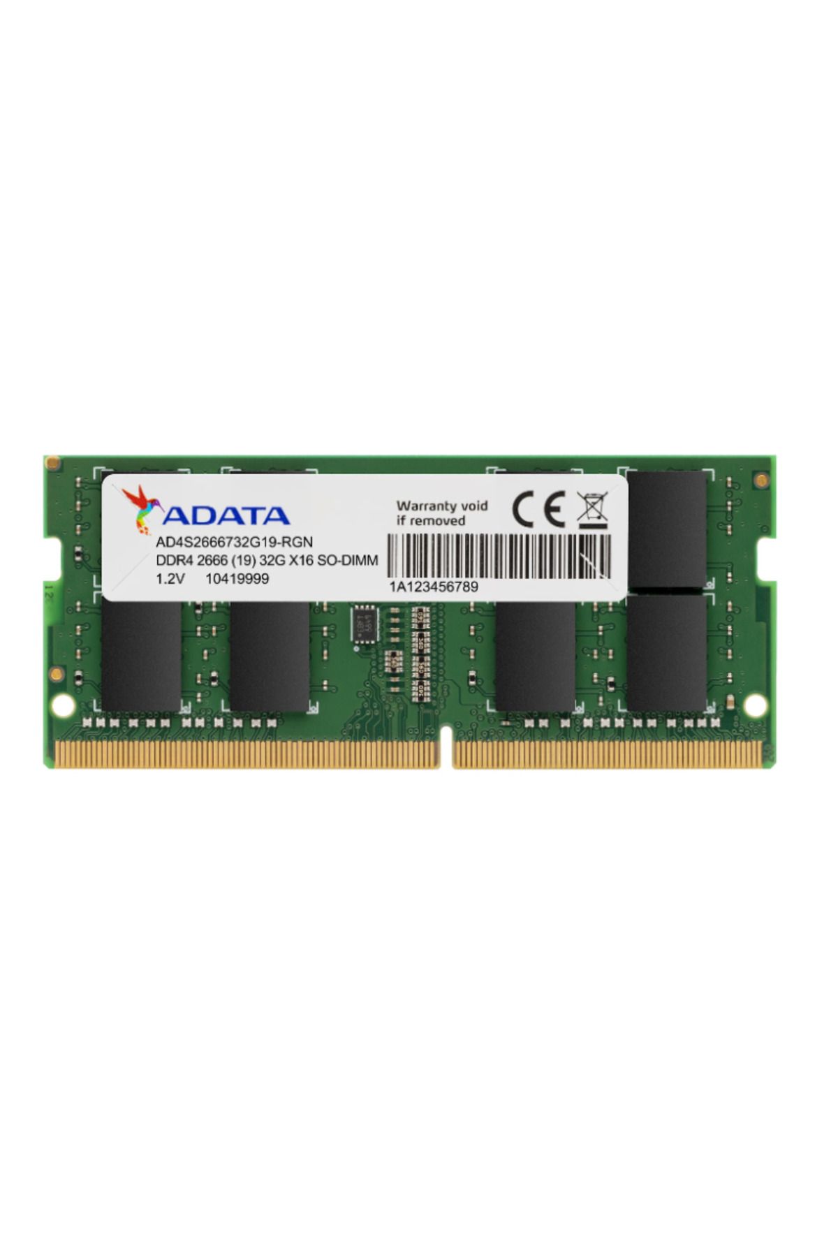 Adata-Memorie RAM notebook Adata, SO-DIMM, DDR4, 8GB, CL19, 2666Mhz 3