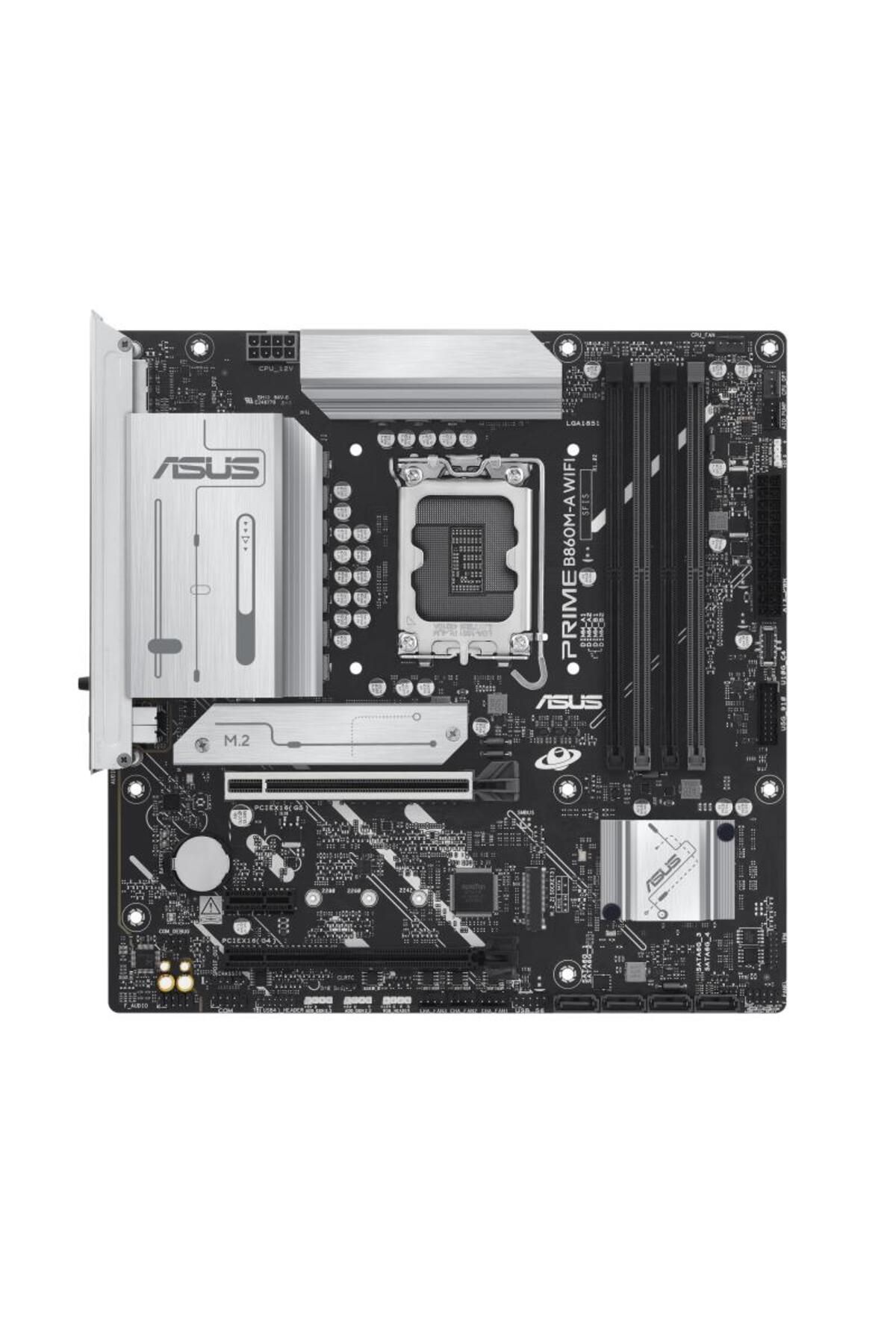 ASUS-Placa de Baza PRIME B860M-A WIFI LGA1851, 4x DDR5, 2x DP 1x HDMI, 1x PCIE 5.0 x16 1x PCIE 3