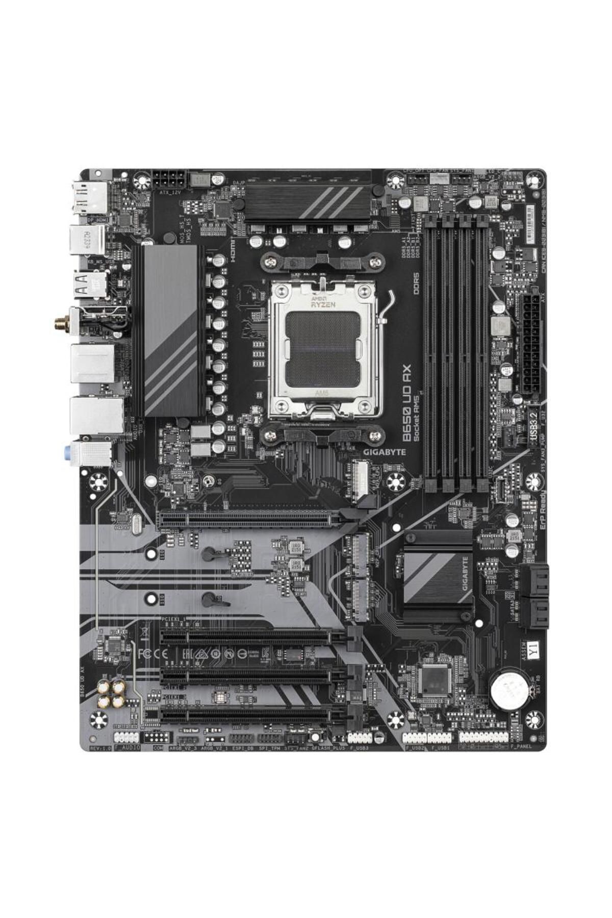 Gigabyte-Placa de Baza B650 UD AX AM5, 4x DDR5, 1x DP 1x HDMI, 1x PCIE 4.0 x16 2x PCIE 3.0 x16 3